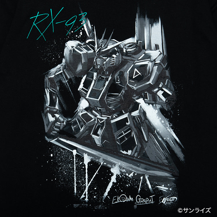 【予約受付中】GGGP2026 Tシャツ (ガンダムゲームグランプリ νガンダム/サザビー/ウイングガンダムゼロ/マイティーストライクフリーダムガンダム) ブラック thumbnail 4
