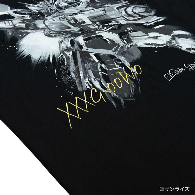 【予約受付中】GGGP2026 Tシャツ (ガンダムゲームグランプリ νガンダム/サザビー/ウイングガンダムゼロ/マイティーストライクフリーダムガンダム) ブラック thumbnail 13