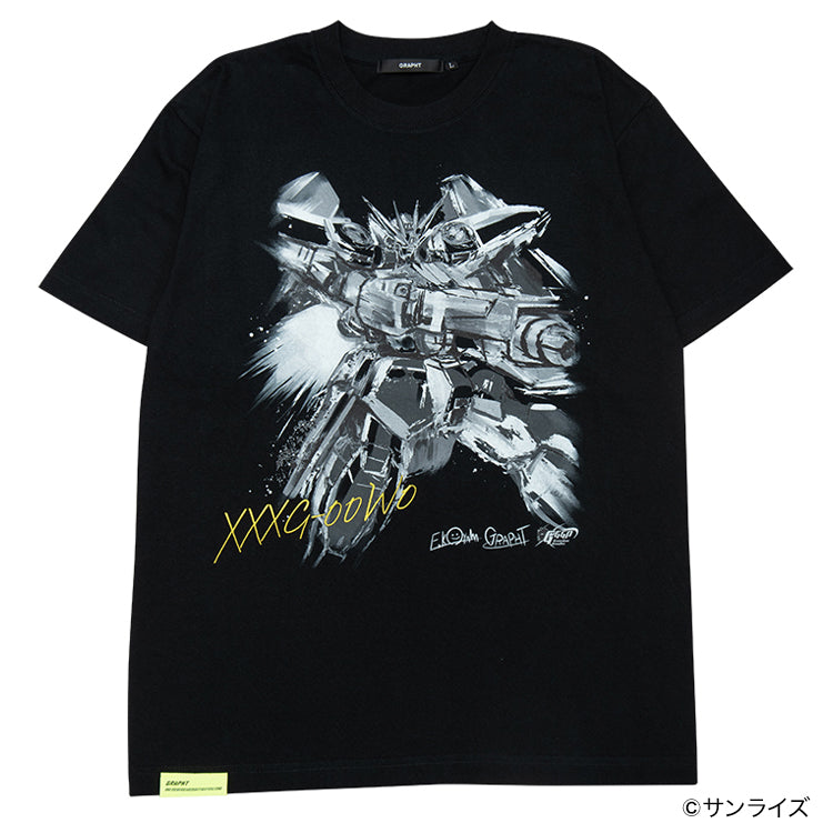 【予約受付中】GGGP2026 Tシャツ (ガンダムゲームグランプリ νガンダム/サザビー/ウイングガンダムゼロ/マイティーストライクフリーダムガンダム) ブラック thumbnail 10
