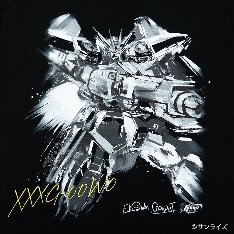 【予約受付中】GGGP2026 Tシャツ (ガンダムゲームグランプリ νガンダム/サザビー/ウイングガンダムゼロ/マイティーストライクフリーダムガンダム) ブラック thumbnail 12