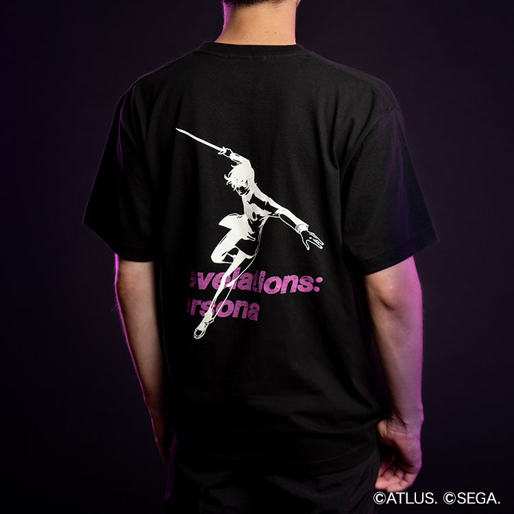ペルソナ30th Tシャツ (P1/P2 罪/P2 罰/P3/P3P/P4/P5/P5X) ブラック thumbnail 2