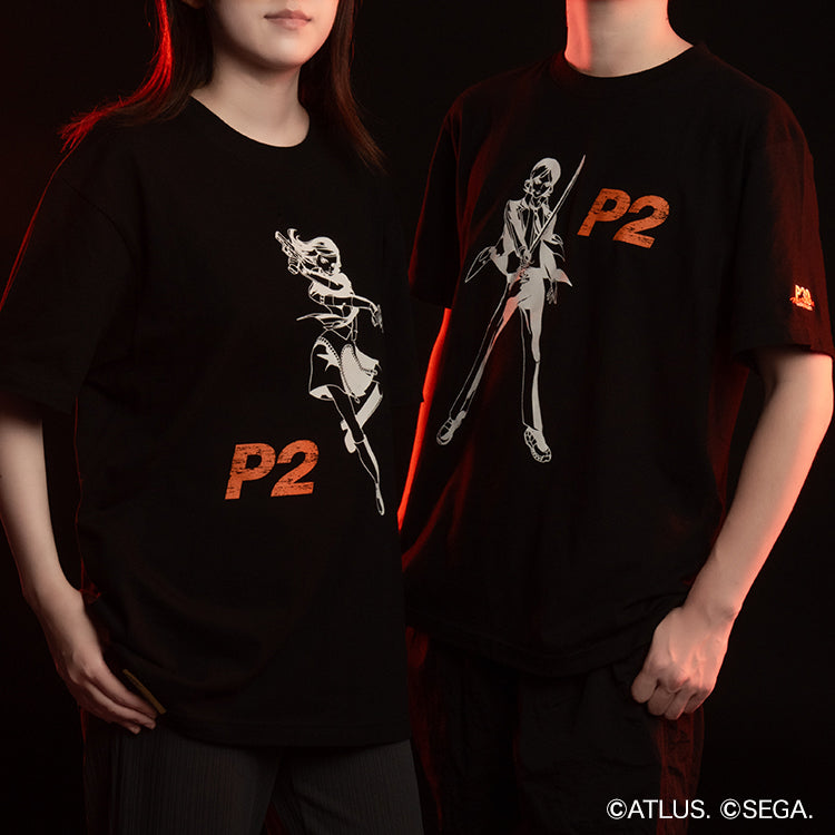 ペルソナ30th Tシャツ (P1/P2 罪/P2 罰/P3/P3P/P4/P5/P5X) ブラック thumbnail 5