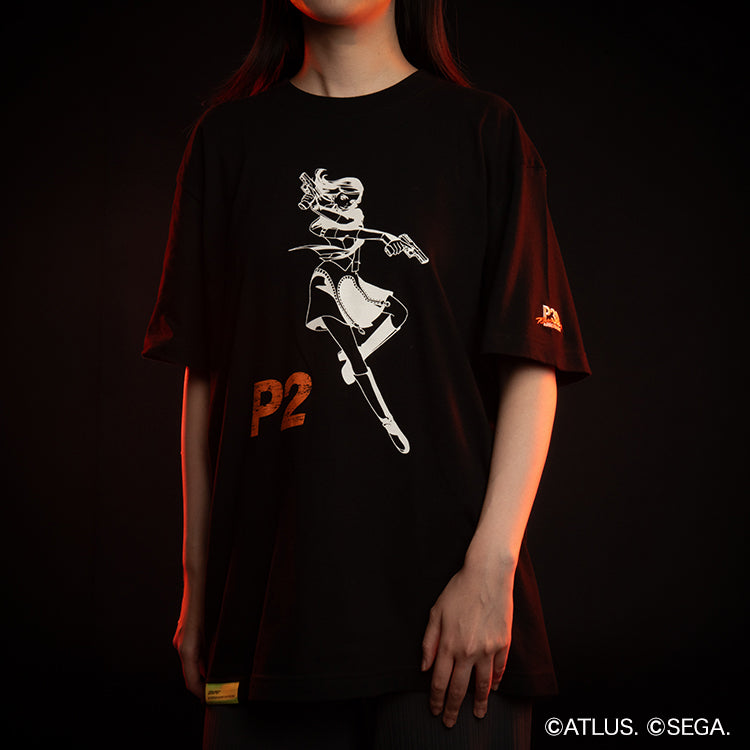 ペルソナ30th Tシャツ (P1/P2 罪/P2 罰/P3/P3P/P4/P5/P5X) ブラック thumbnail 9
