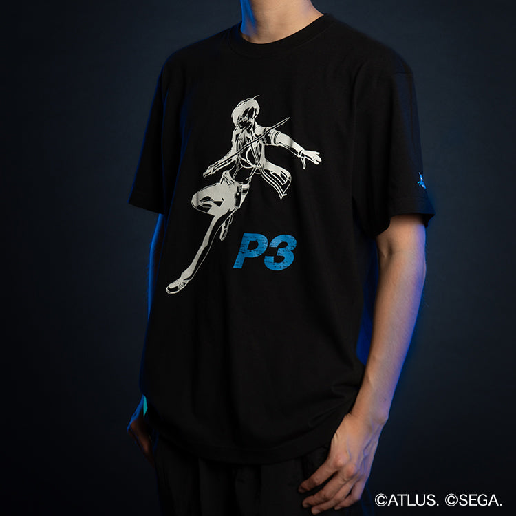 ペルソナ30th Tシャツ (P1/P2 罪/P2 罰/P3/P3P/P4/P5/P5X) ブラック thumbnail 14