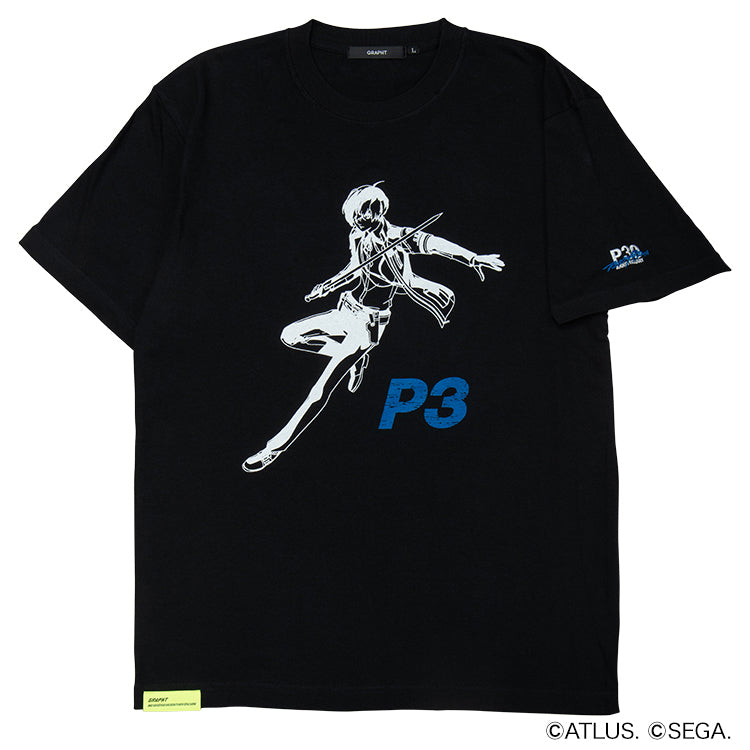 ペルソナ30th Tシャツ (P1/P2 罪/P2 罰/P3/P3P/P4/P5/P5X) ブラック thumbnail 28