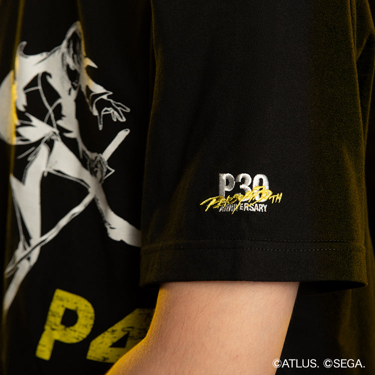 ペルソナ30th Tシャツ (P1/P2 罪/P2 罰/P3/P3P/P4/P5/P5X) ブラック thumbnail 15