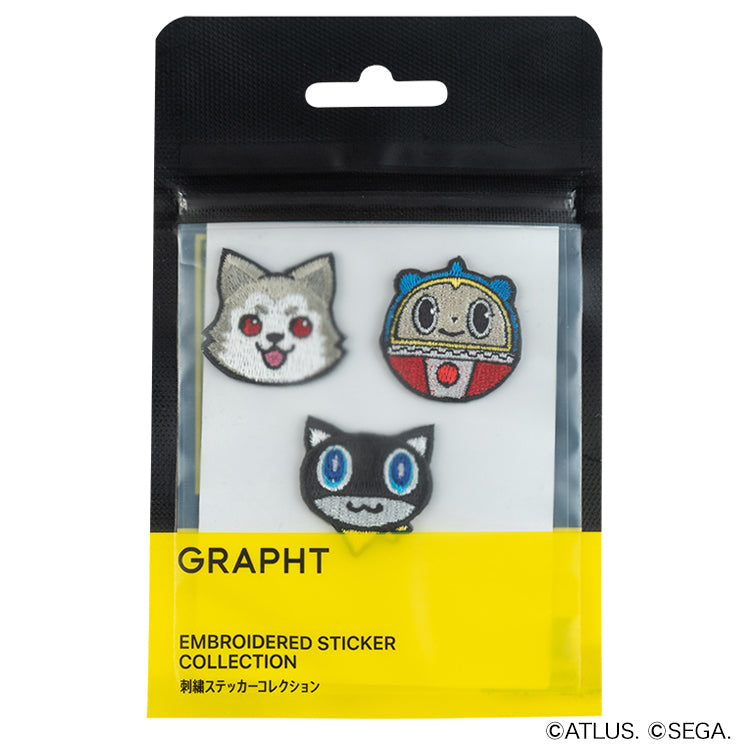 【予約受付中】ペルソナ30th 刺繍ステッカー (P30th 30thロゴ/30thマスコットキャラアイコンセット/P1 セイメンコンゴウ/P2 ヴォルカヌス/P2 マイア/P3 オルフェウス/P3 タナトス/P4 イザナギ/P5 アルセーヌ/P5X ヤノシーク) thumbnail 24