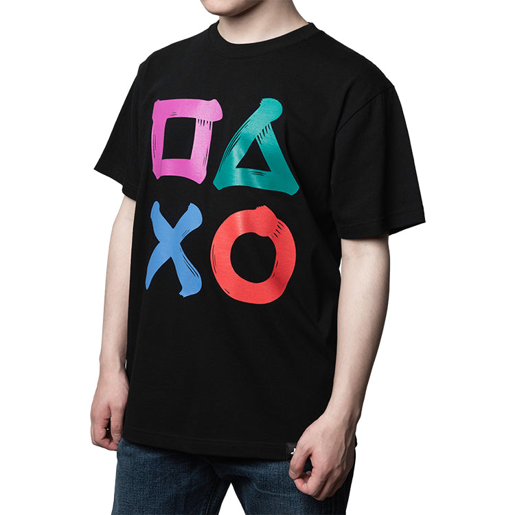 筆文字フロントビッグプリント Tシャツ / PlayStation™　 thumbnail 11