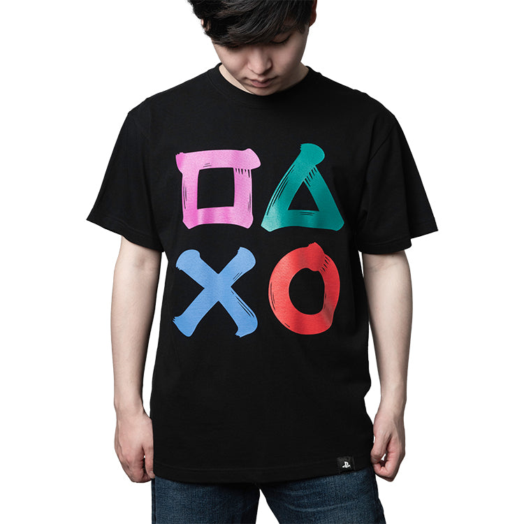 筆文字フロントビッグプリント Tシャツ / PlayStation™　 thumbnail 10