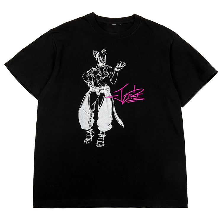 ストリートファイター6 キャラクターTシャツ (ジュリ)