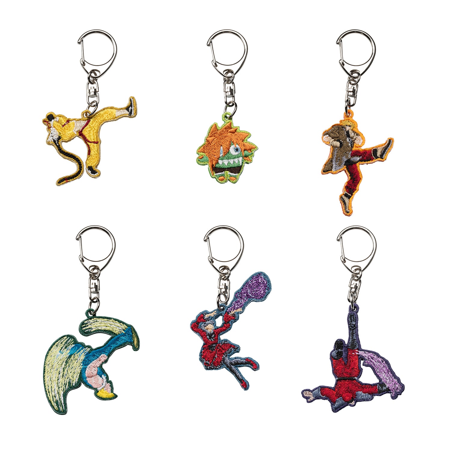 【予約受付中】【全6種】ストリートファイター ストリートファイター6 トレーディング刺繍アートキーホルダー 3rdシリーズ