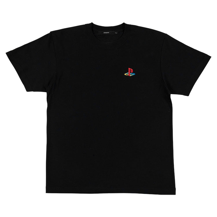 Heritage ワンポイント刺繍Tシャツ / PlayStation™ ブラック thumbnail 1