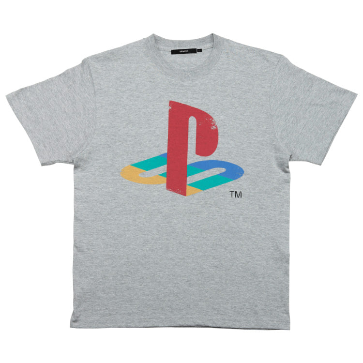 Heritage Light Grunge プリントTシャツ / PlayStation™ グレー thumbnail 1