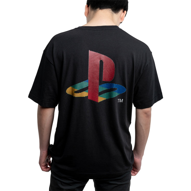 【PSCP対象】Heritage CRT SCAN LINES プリントビックシルエットTシャツ / PlayStation™ ブラック thumbnail 3