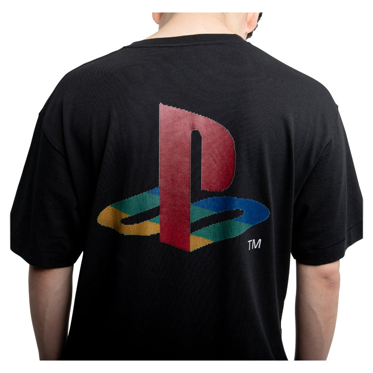 【PSCP対象】Heritage CRT SCAN LINES プリントビックシルエットTシャツ / PlayStation™ ブラック thumbnail 7