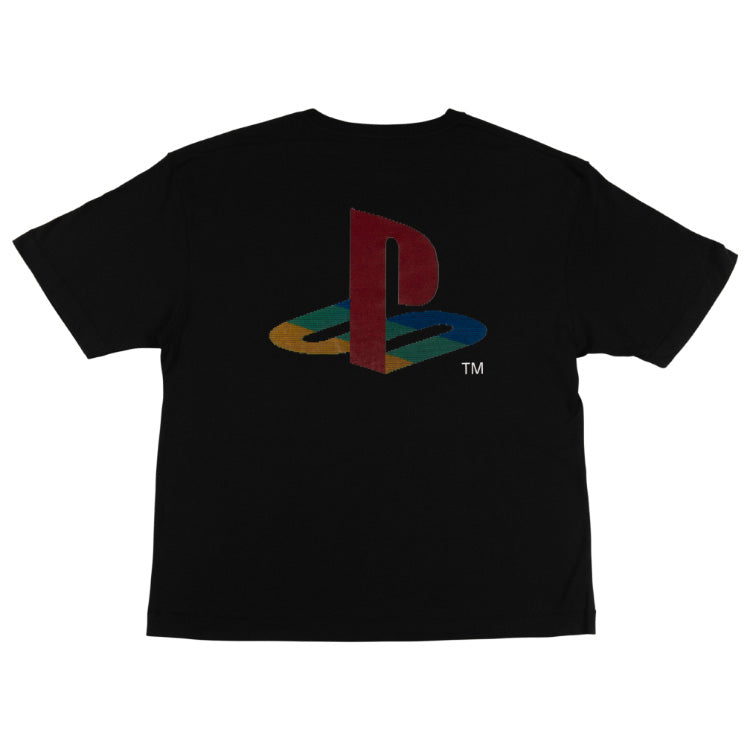 Heritage CRT SCAN LINES プリントビックシルエットTシャツ / PlayStation™ ブラック thumbnail 2