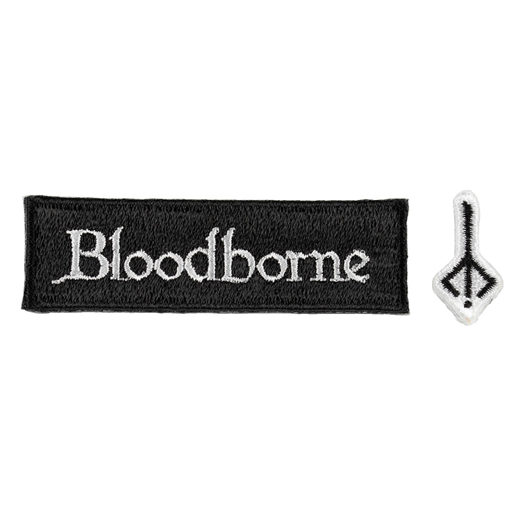 Bloodborne 刺繍ステッカー (Bloodborne タイトル＋血の意思セット)