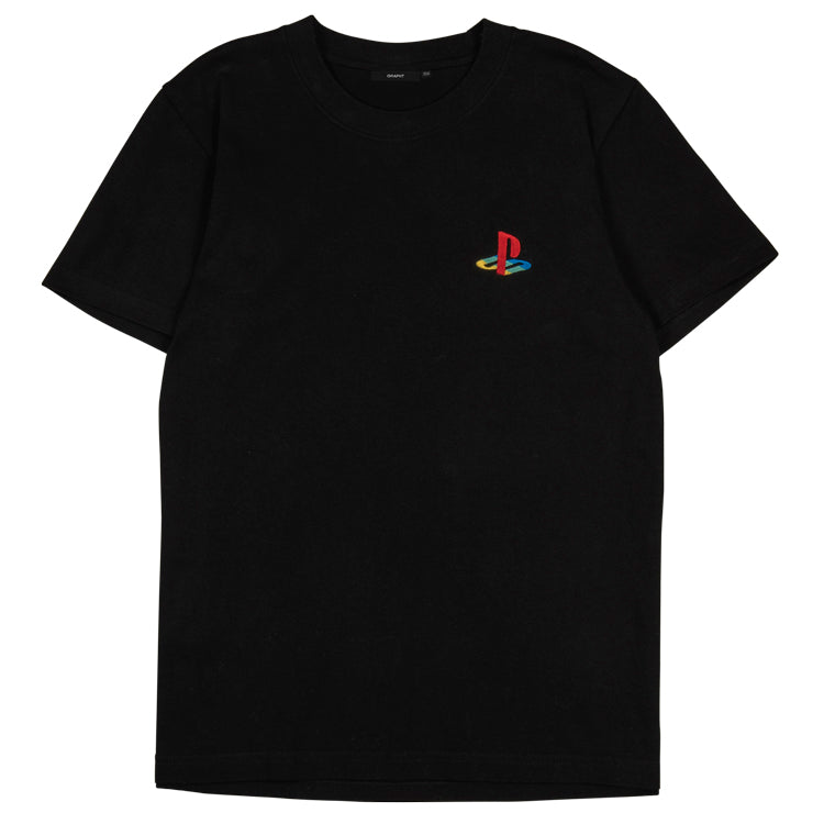 【予約受付中】Heritage ワンポイント刺繍Tシャツ (キッズサイズ) / PlayStation™ ブラック thumbnail 4