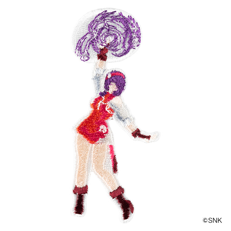 【予約受付中】KOF 刺繍ステッカー (KOF XV アテナ/クリスタルシュート)
