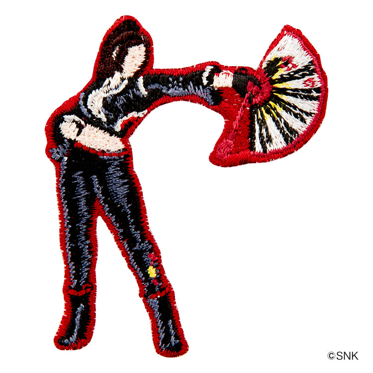 【予約受付中】餓狼伝説 刺繍ステッカー (餓狼伝説CotW 不知火舞/勝利ポーズ)