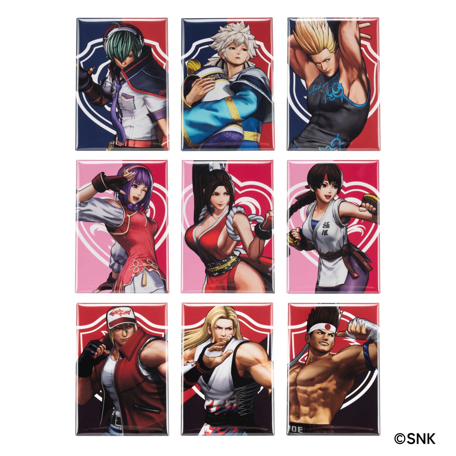【予約受付中】【全9種】KOF トレーディングスクエアマグネット Aボックス