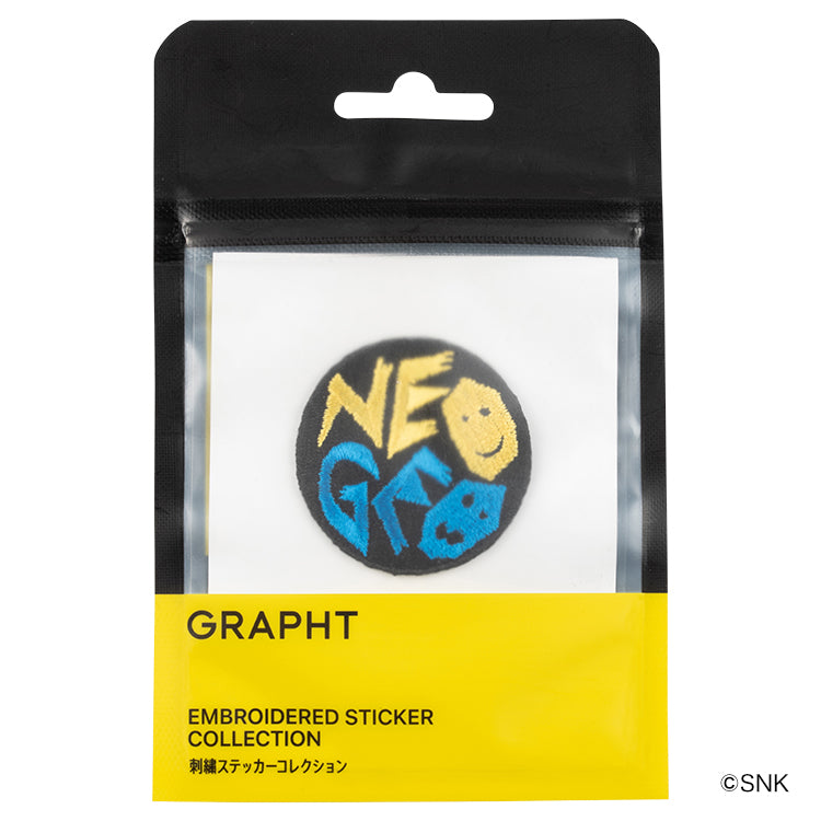 【予約受付中】NEOGEO 刺繍ステッカー (NEOGEO 丸ロゴ) thumbnail 3