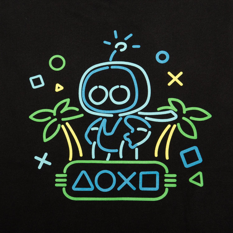 【予約受付中】ASTRO BOT プリントスウェット (ASTRO BOT ネオン) ブラック thumbnail 4