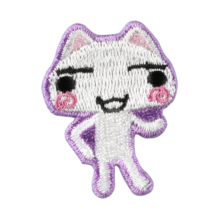 【予約受付中】どこでもいっしょ 刺繍ステッカー (こねこもいっしょ こねこトロ)