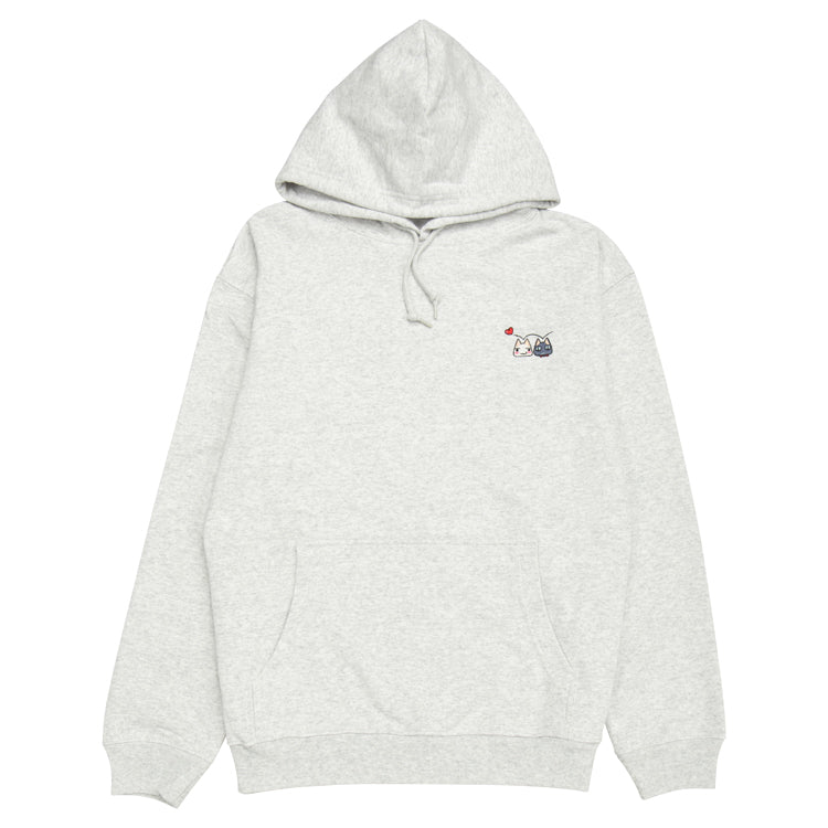 【予約受付中】どこでもいっしょ バックプリントパーカー (どこでもいっしょ トロ/ハート) グレー