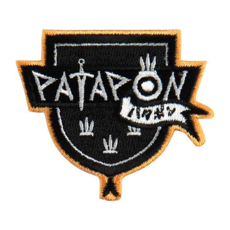 【予約受付中】PATAPON 刺繍ステッカー (PATAPON タイトル)