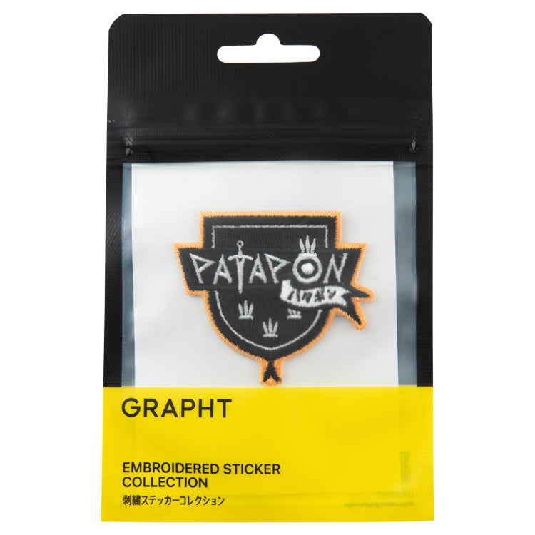 【予約受付中】PATAPON 刺繍ステッカー (PATAPON タイトル) thumbnail 3