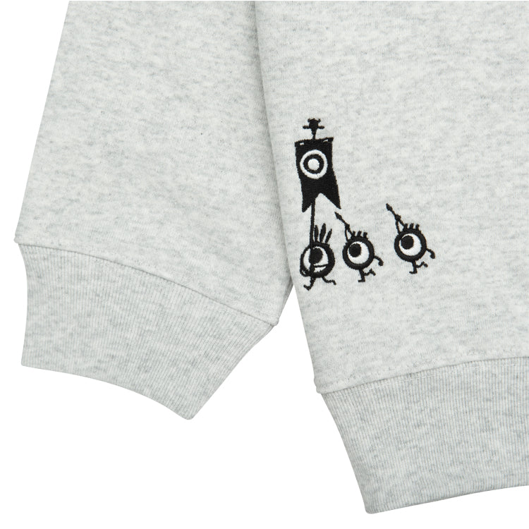 【予約受付中】PATAPON 刺繍スウェット (PATAPON ハタポン) グレー thumbnail 4