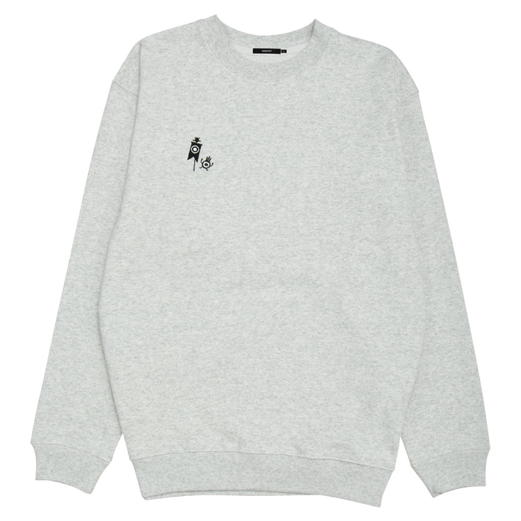 【予約受付中】PATAPON 刺繍スウェット (PATAPON ハタポン) グレー