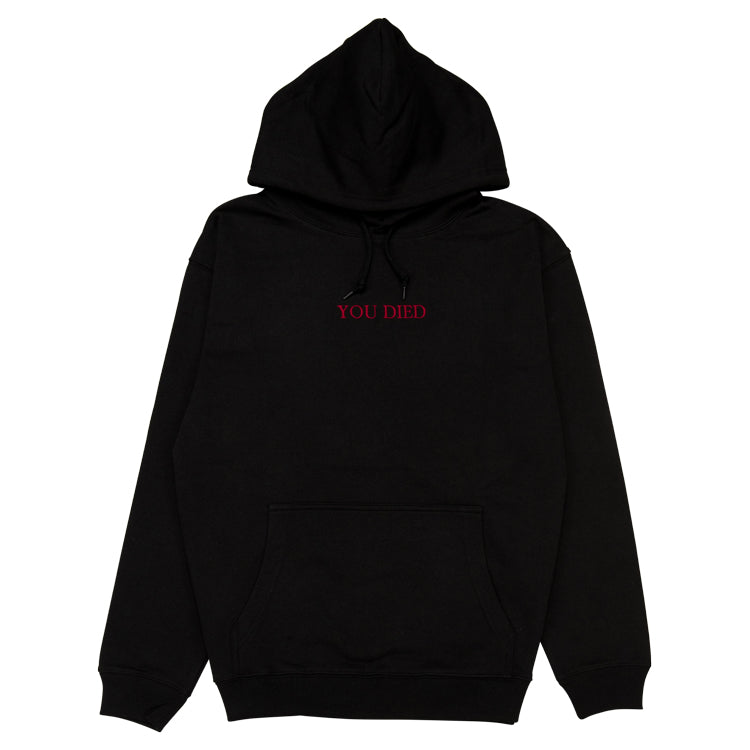 【予約受付中】Bloodborne パーカー (Bloodborne YOU DIED) ブラック