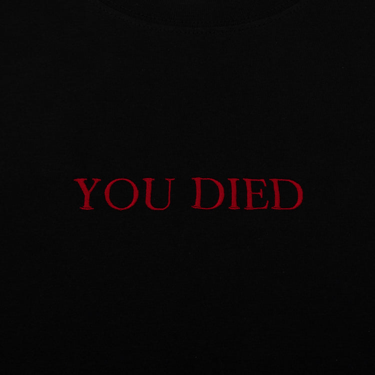 【予約受付中】Bloodborne Tシャツ (Bloodborne YOU DIED) ブラック thumbnail 3