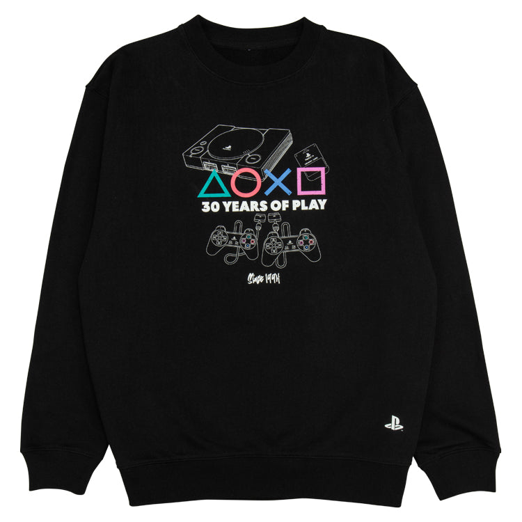 【予約受付中】Heritage プリントスウェット / PlayStation™ ブラック