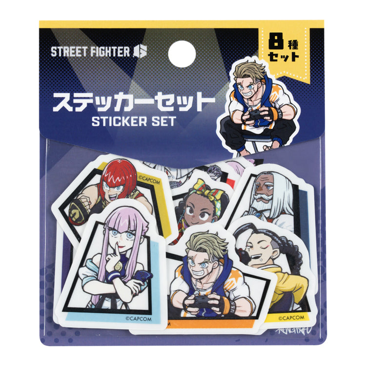 【予約受付中】ストリートファイター クリアステッカーセット (ストリートファイター6 GC25 A)