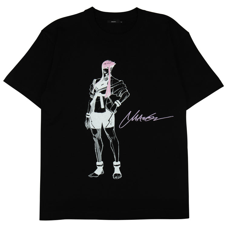 【予約受付中】ストリートファイター キャラクターTシャツ (ストリートファイター6 マノン) ブラック