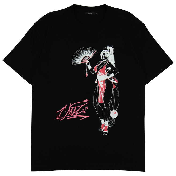 【予約受付中】ストリートファイター キャラクターTシャツ (ストリートファイター6 舞) ブラック