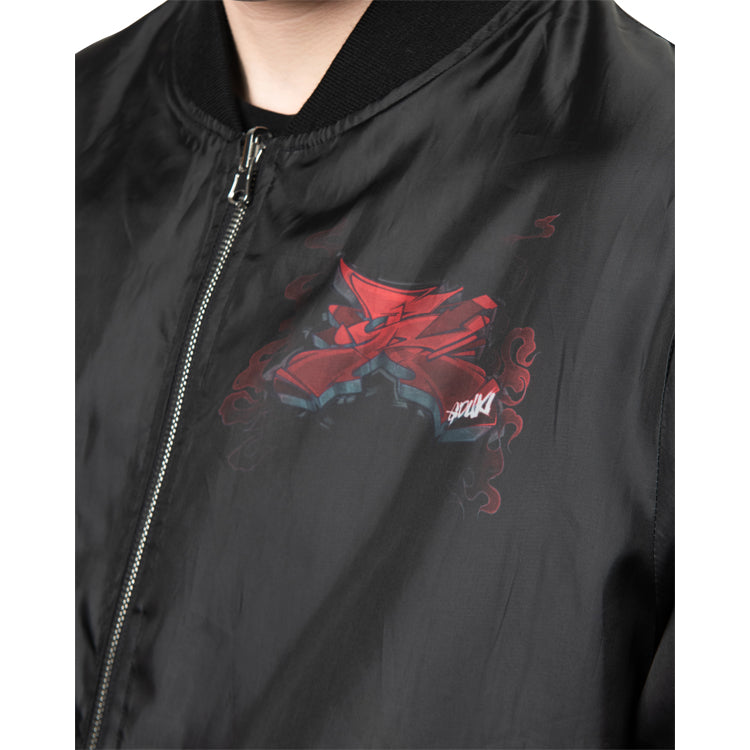 【予約受付中】ストリートファイター ブルゾン (ストリートファイター6 豪鬼) ブラック thumbnail 25