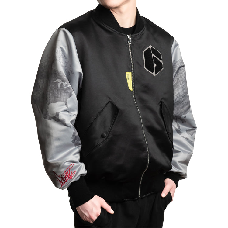 【予約受付中】ストリートファイター ブルゾン (ストリートファイター6 豪鬼) ブラック thumbnail 12