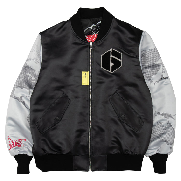 【予約受付中】ストリートファイター ブルゾン (ストリートファイター6 豪鬼) ブラック thumbnail 2