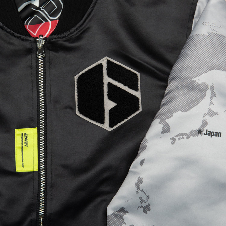 【予約受付中】ストリートファイター ブルゾン (ストリートファイター6 豪鬼) ブラック thumbnail 5