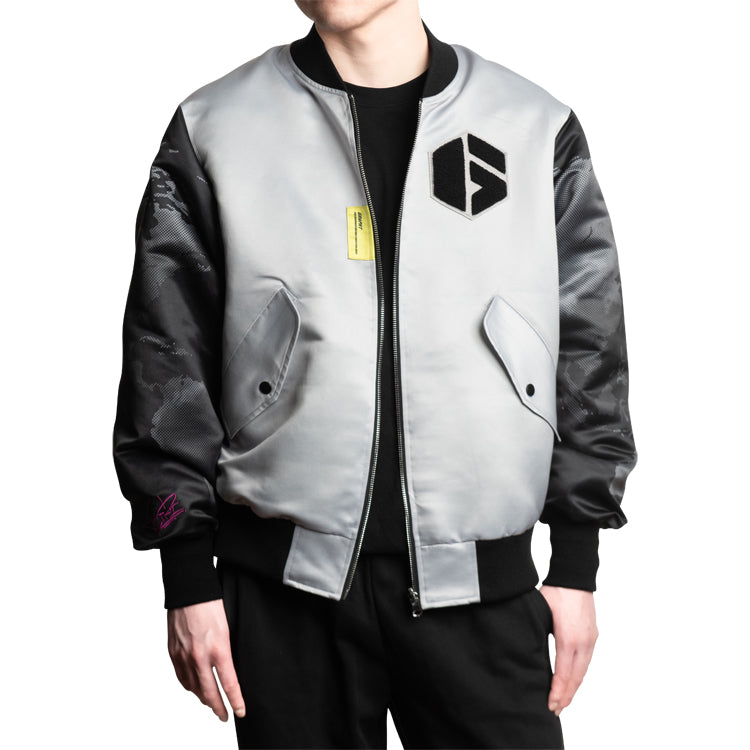 【予約受付中】ストリートファイター ブルゾン (ストリートファイター6 ジュリ) グレー thumbnail 13