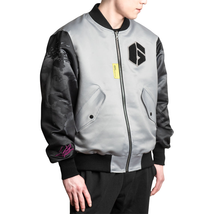 【予約受付中】ストリートファイター ブルゾン (ストリートファイター6 ジュリ) グレー thumbnail 14