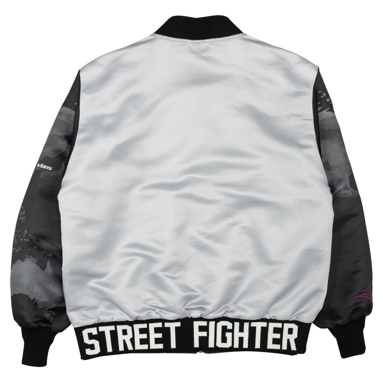 【予約受付中】ストリートファイター ブルゾン (ストリートファイター6 ジュリ) グレー thumbnail 5