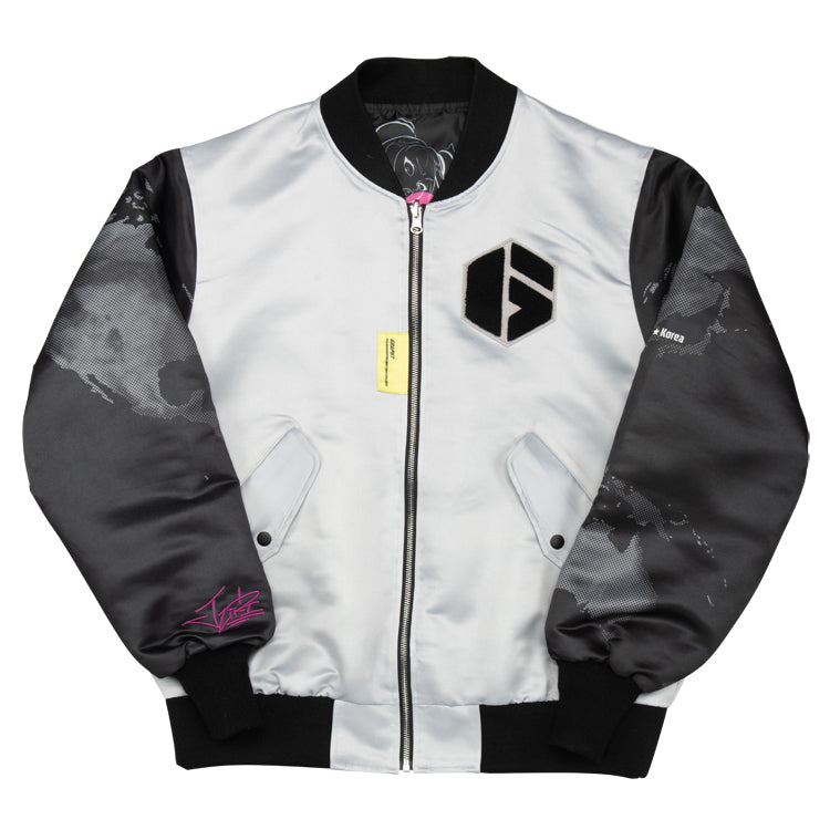 【予約受付中】ストリートファイター ブルゾン (ストリートファイター6 ジュリ) グレー thumbnail 1