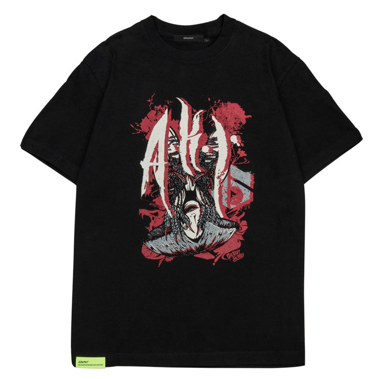 【予約受付中】ストリートファイター GRAPHT Art Series Tシャツ (ストリートファイター6 A.K.I.) ブラック