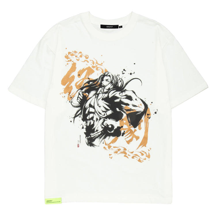 【予約受付中】ストリートファイター Special Moves Series Tシャツ (ストリートファイター6 ジェイミー / 豪鬼) バニラホワイト thumbnail 3