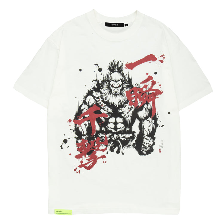 【予約受付中】ストリートファイター Special Moves Series Tシャツ (ストリートファイター6 ジェイミー / 豪鬼) バニラホワイト thumbnail 8